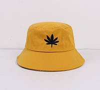 Панама Шляпа кленовый лист желтый
