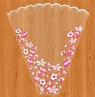 Пакеты для цветов "Анна" №1-розовый (14х50х59 см)