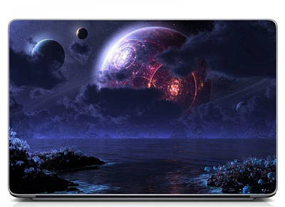 Наклейка для ноутбуків захисна 15.6"-13.3" Space Матова 380х250 мм, оригінальний подарунок чоловікові