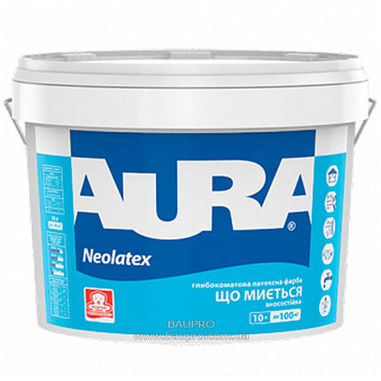 Фарба AURA Neolatex глубокоматовая латексна, 2.5 л, фото 2