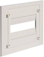 Монтажний електричний розподільчий щит Hager Golf VF112PD на 12 модулів (вбудований, білі дверцята), фото 4