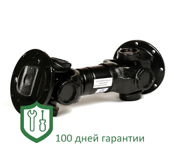 Вал карданний УРАЛ 375, 4320 привода роздавчаної коробки Lmin 436 мм (пр-во Україна)