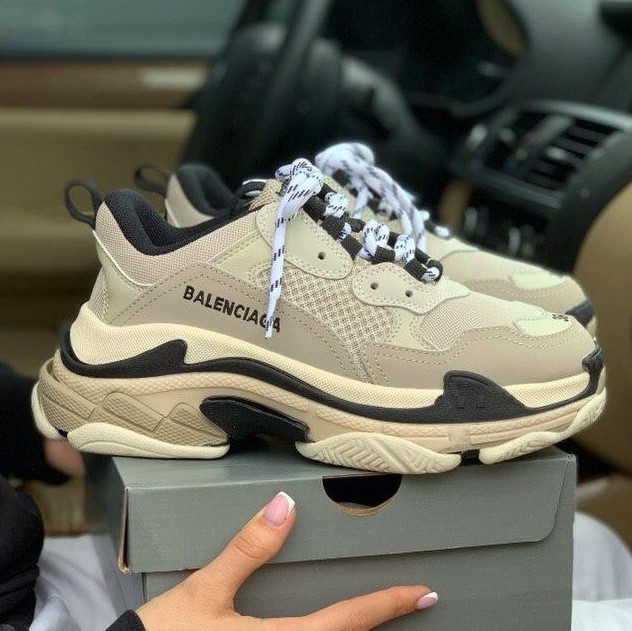 Кроссовки Balenciaga Triple s Grey White