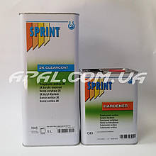 Sprint H43 2K Clearcoat MS Акриловий лак (5л) + затв. С43 (2,5л)