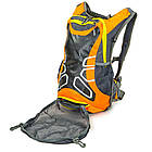Моторюкзак із місцем під питну систему Monster Scout MS-6339-OR розмір 46х25х12 см Grey-Orange, фото 3