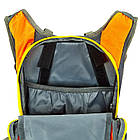 Моторюкзак із місцем під питну систему Monster Scout MS-6339-OR розмір 46х25х12 см Grey-Orange, фото 7