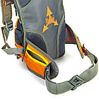 Моторюкзак із місцем під питну систему Monster Scout MS-6339-OR розмір 46х25х12 см Grey-Orange, фото 5