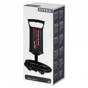 Ручний насос Intex 68612 - Для кіл, матраців, м'ячів, човнів басейнів - 29 см, фото 3