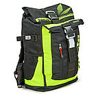 Моторюкзак TAICHI MS-0305 розмір 59х28х16 см Black-Green, фото 2