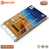 Захисне Full Glue скло Mocolo OnePlus 7T (Black) - 5D Повна поклейка, фото 4