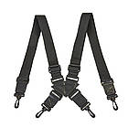 Моторюкзак-пояс із металевою захисною накладкою AO SI MAN NI T9909 розмір 34х19х19 см Black-Silver, фото 9