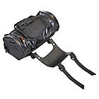 Моторюкзак-пояс із металевою захисною накладкою AO SI MAN NI T9909 розмір 34х19х19 см Black-Silver, фото 7