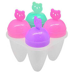 Форми для морозива і фруктового льоду пластик Stenson C39821 набір 4шт 12 см (N112249)