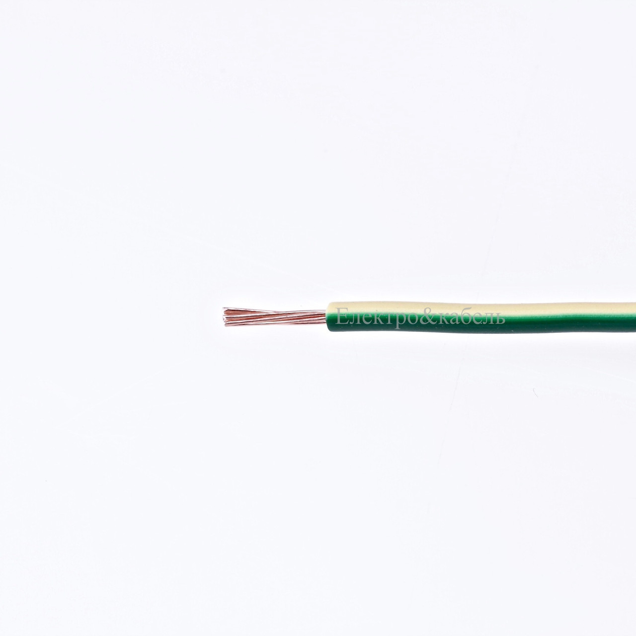 Провід ПВ-3 0,75 зелено-жовтий, Одескабель, фото 1