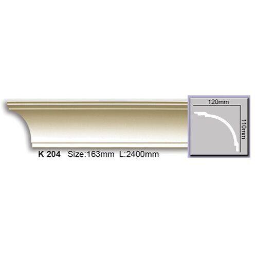Стельовий плінтус Harmony K204 (11х12)см, довжина 2м