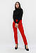Жіночі брюки з пояском Kosmo, червоний, фото 2