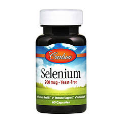 Селен Carlson Labs Selenium 200 mcg (60 капс) карлсон лабс селениум