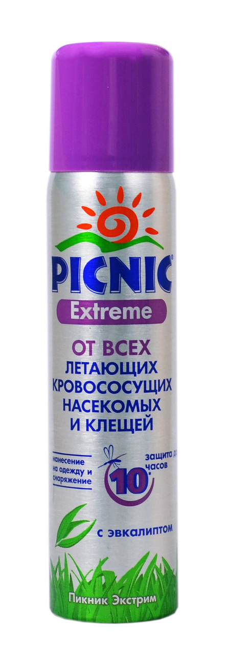 Аерозоль від комарів, кліщів 75мл Picnic Extreme 75мл