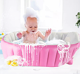 Надувна ванна Intime Baby Bath Tub рожева, фото 3