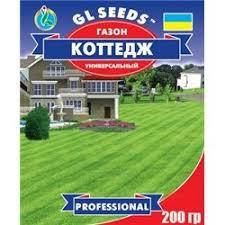 Насіння газонної трави Універсальний газон 200г GLSeeds, фото 1