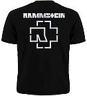 Чорна футболка Rammstein (photo band with logo), Розмір XL, фото 2
