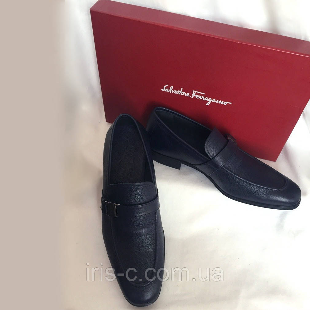 Туфлі чоловічі Ferragamo Італія оригінал, натуральна шкіра, розмір 41