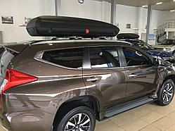 Багажник на дах MITSUBISHI Pajero Sport 2015- поперечки на інтегрований рейлінг  Pajero Sport Кенгуру