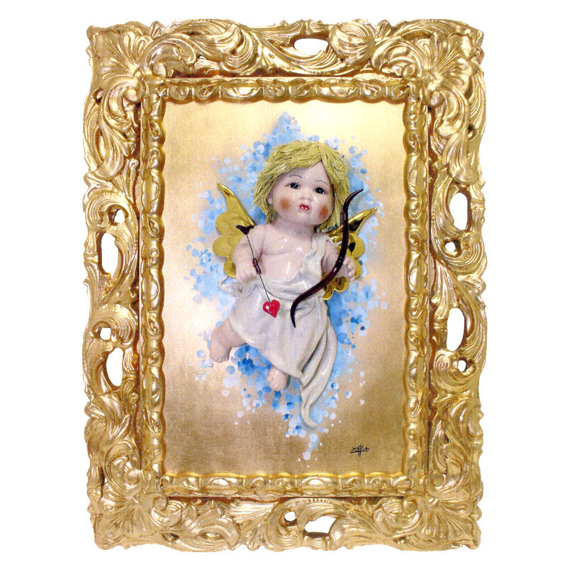 Картина з фарфору Амур Zampiva, 80х60 см (517-6004), фото 1