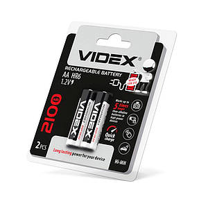 Акумулятори AA (HR6) Videx 2100 mAh (1.2v) 2шт.