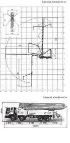 Автобетононасос 40 м