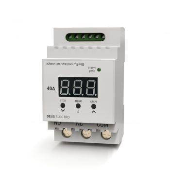 Купить Таймер циклический DEUS Electro ТЦ-40Д цифровой на DIN-рейку ...
