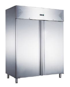Холодильна шафа 2 двері Hurakan HKN-GX1410TN INOX, фото 2