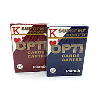 Покерні карти Piatnik Opti Poker 2 індекси