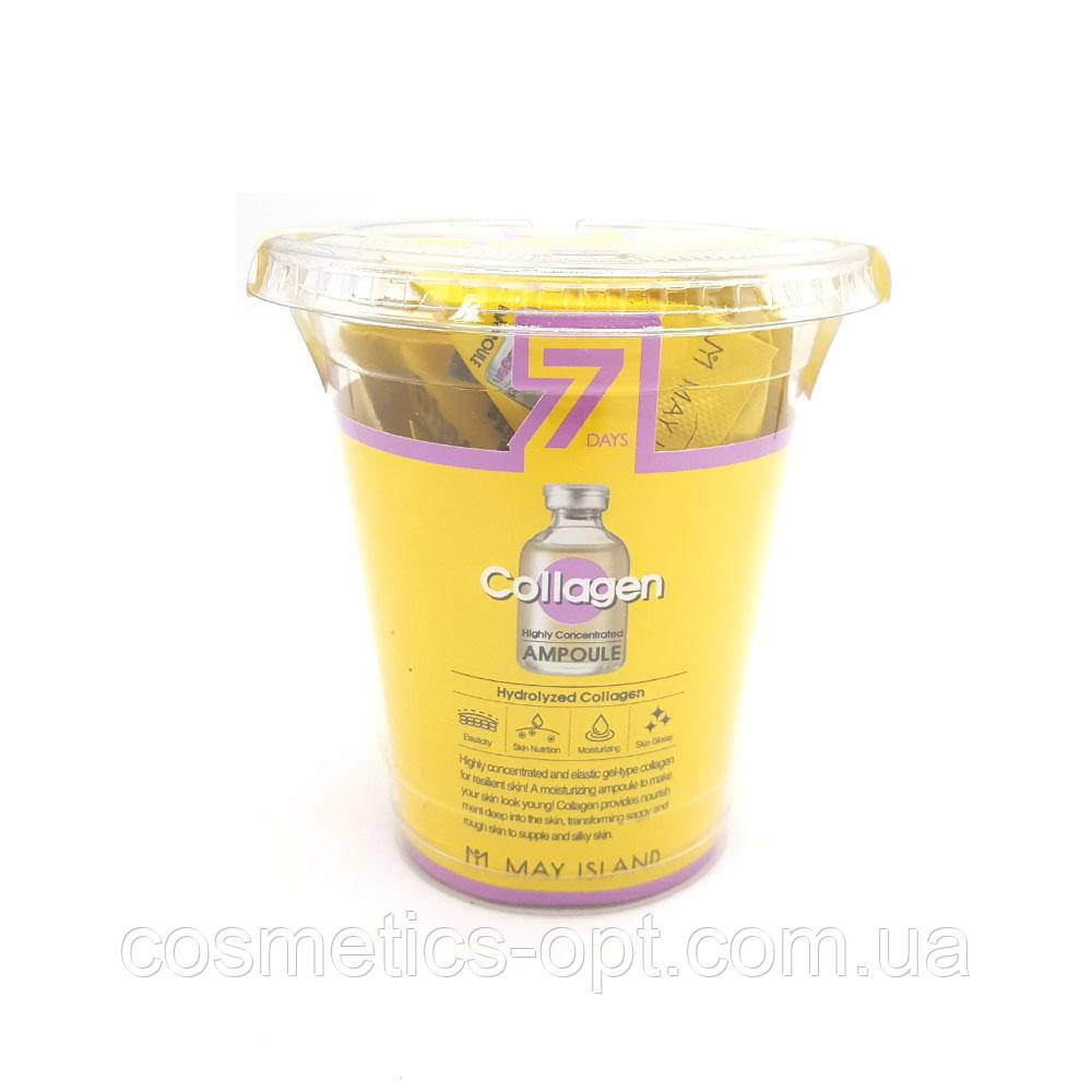 Купить Ампула с коллагеном MAY ISLAND 7 Days Highly Concentrated