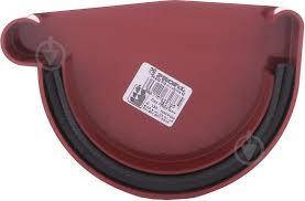 Заглушка желоба левая L красная