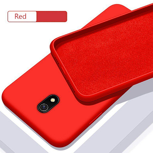 Чохол Silicone Case full для Xiaomi Redmi 8a червоний (ксиоми сяоми редами 8a)