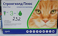 Стронгхолд/Stronghold коты 5-10 кг капли для профилактики и лечения паразитарных заболеваний животных