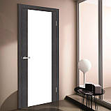 Двері міжкімнатні Cortex Gloss дуб wenge triplex молочний, фото 2