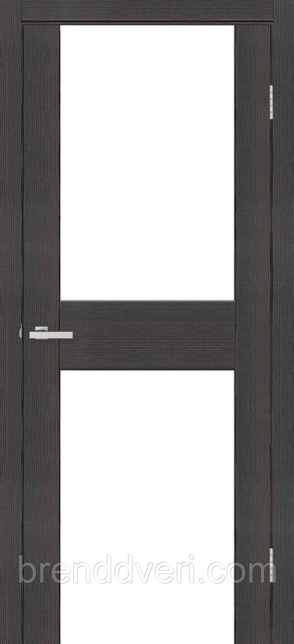 Двері міжкімнатні Cortex Gloss 03 дуб wenge triplex молочний