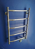 Полотенцесушитель електричний "Драбинка" 60×40 нержавіюча сталь