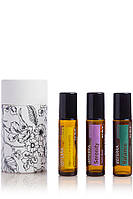 Эфирные масла Бессмертник, Баланс, Безмятежность dōTERRA Touch® Trio, Эксклюзивный подарочный Набор