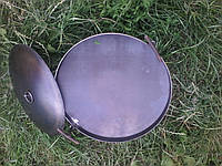 Сковорода из диска бороны с крышкой и чехлом (60 см)