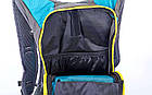 Моторюкзак із місцем під питну систему Monster Scout MS-6339-BL розмір 46х25х12 см Grey-Blue, фото 9