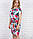 Гарне жіноче плаття в троянди із софту, розміри 44- 56 ОПТ/ДРОПШИПІНГ (від виробника), фото 2