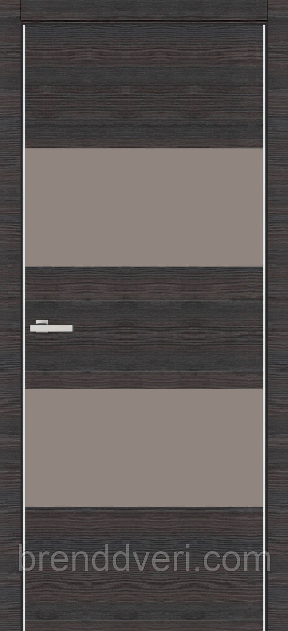 Двері міжкімнатні Cortex Alumo 04 graphite wenge line