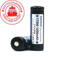 Аккумулятор Li-ion с защитой KEEPPOWER 17500 1200mAh 3.7V