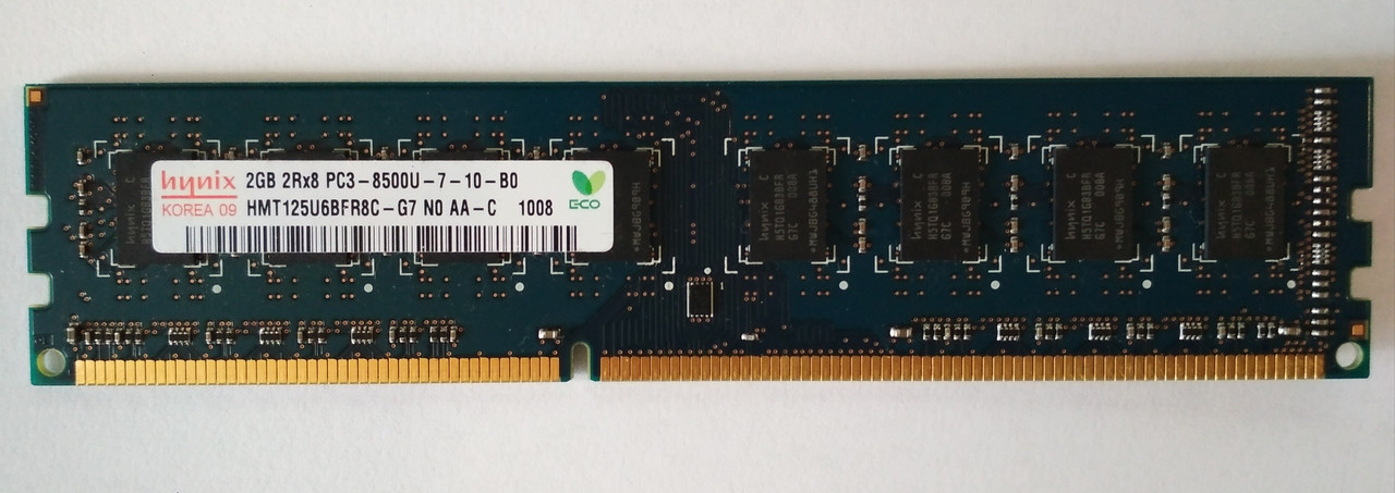 2 GB DDR3 1066MHz Hynix PC3 8500U 2Rx8 RAM Оперативна пам'ять, фото 1