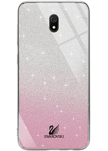 Чохол Swarovski Case для Xiaomi Redmi 8a рожевий (ксиоми сяоми редами 8a)