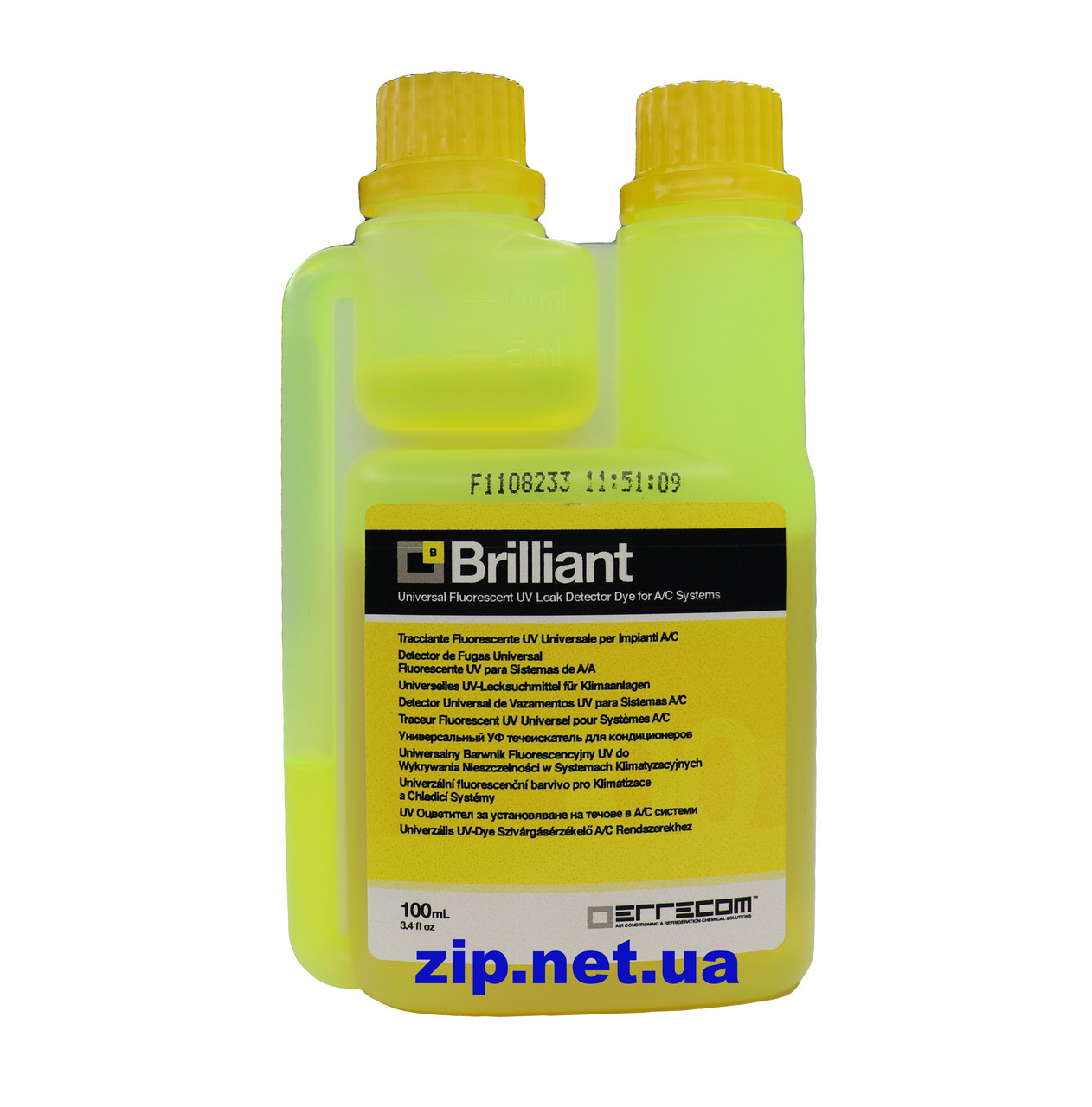 Жидкость для поиска утечек фреона Brilliant 250 ml. Errecom, Италия ...