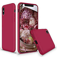 Чохол силіконовий Silicone Case для Apple iPhone XR Пурпурний